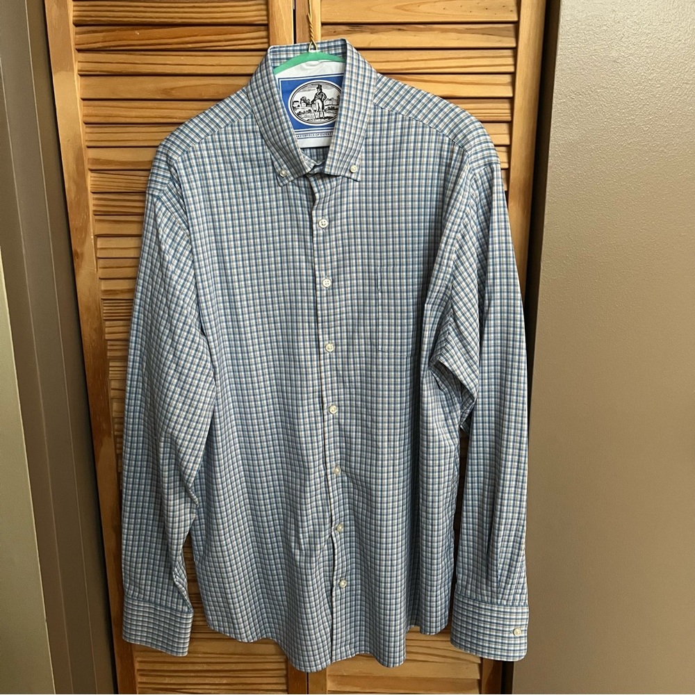 Peter Millar lot of 2 Men's Summer Comfort Button-Down Shirt Size L - Picture 4 of 11